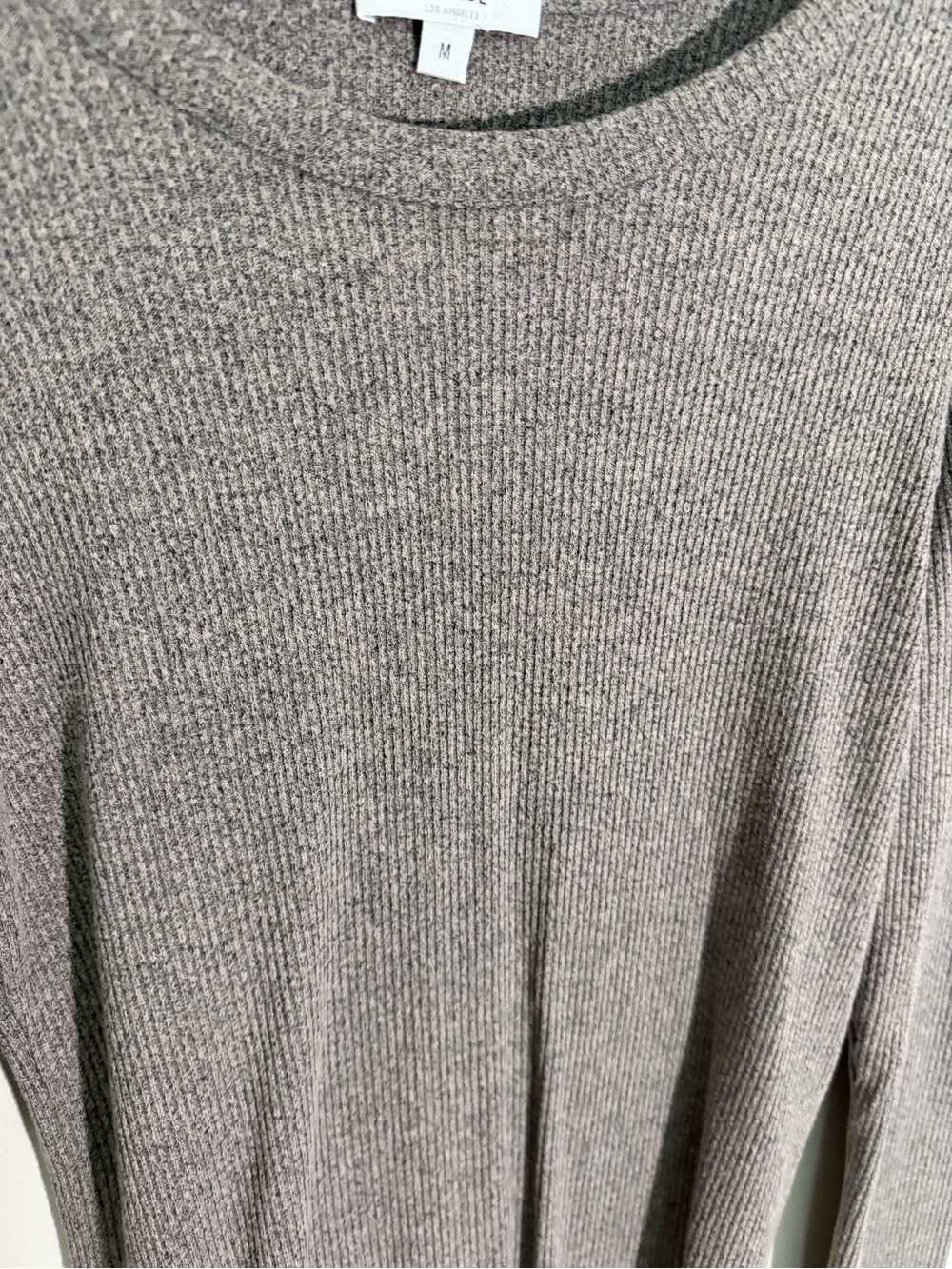 Agolde Maya Ribbed Long Sleeve - Picture 4 of 6